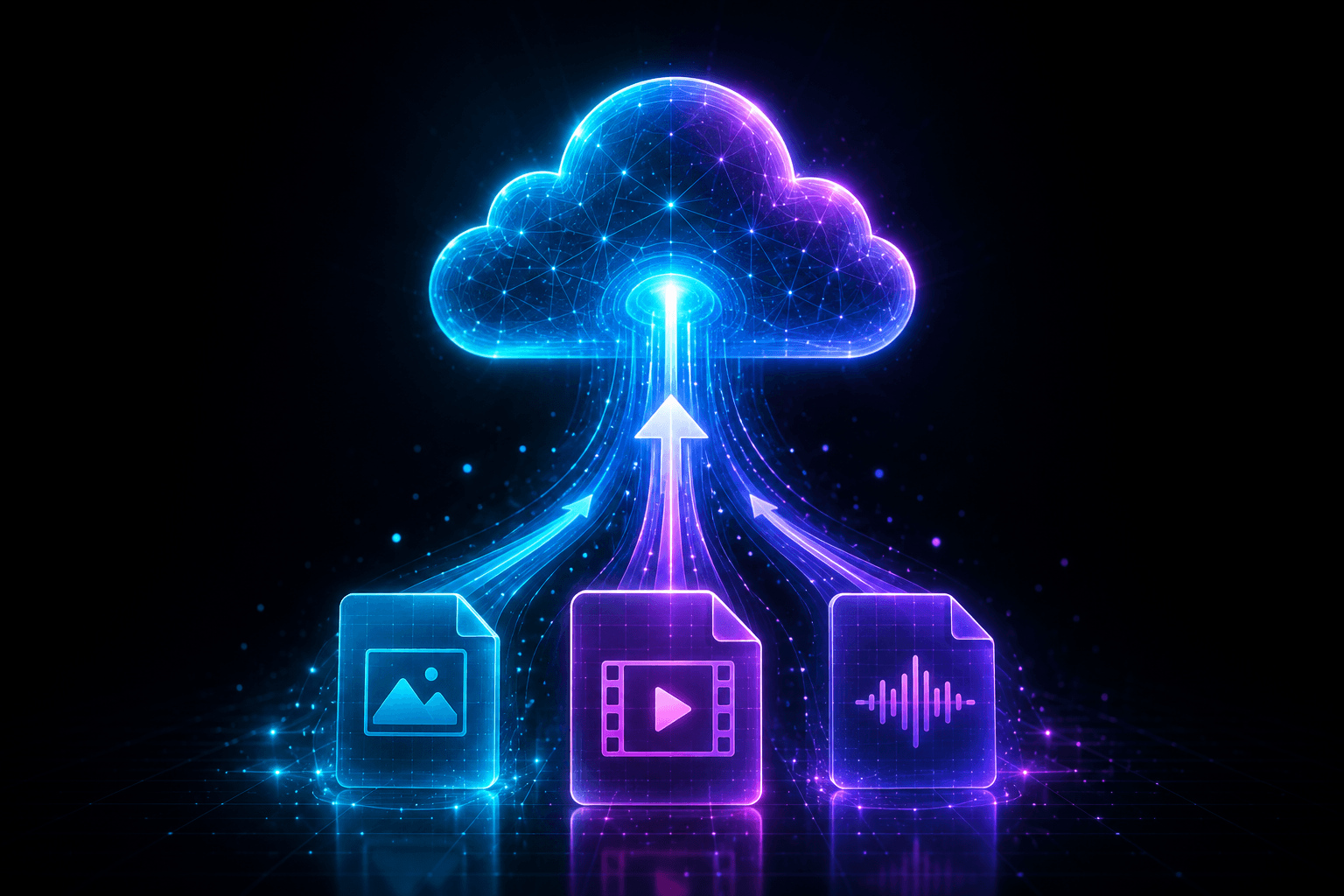 Upload your media to secure storage